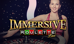 Logo de la Roulette Immersive avec Croupier en Direct