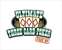 Logo de Poker à Trois Cartes Face Visible