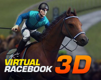 Logo 3D du Racebook Virtuel