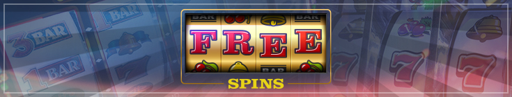 Bannière de Bonus de Spin Gratuit de Casino en Ligne avec des Machines à Sous