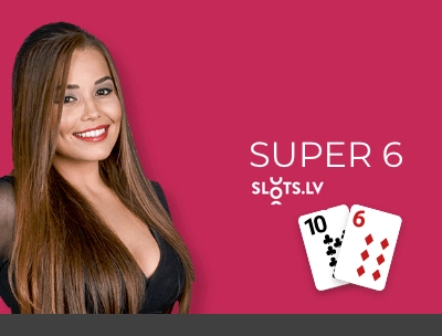 Croupier en direct Super 6 Slots LV