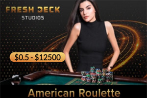 Casino en direct Roulette Américaine Fresh Deck Studios