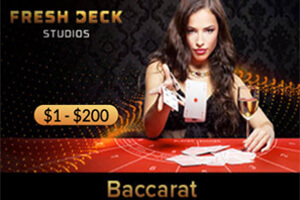 Baccarat de Casino en direct Fresh Deck Studios au Casino Sauvage