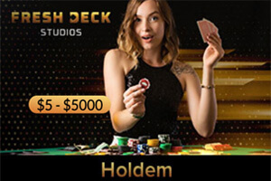 Croupier en Direct Casino Hold'em En Ligne