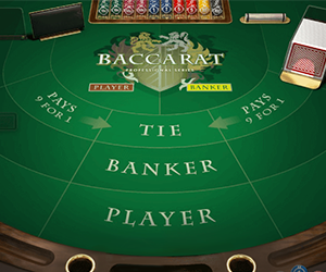 Jeu de Baccara de Casino en Ligne