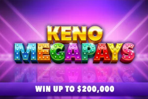 Jeu de spécialité Keno Megapays au Wild Casino