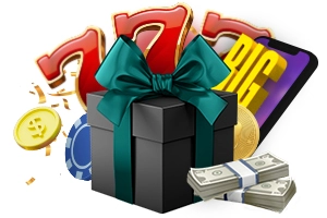 Cadeau de Bonus de Jeu en Ligne avec des Éléments de Casino
