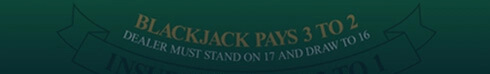 Bannière de Table de Blackjack en Ligne En Direct