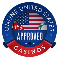Casinos Visa Approuvés par les Casinos en Ligne des États-Unis Badge