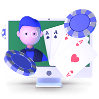 Online Gambling Sites poker rooms icon